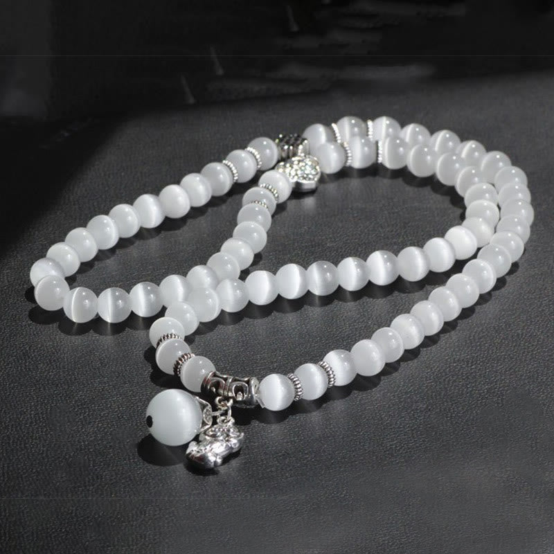 Cat Eye PiXiu Support Triple Wrap Bracelet - Image 4