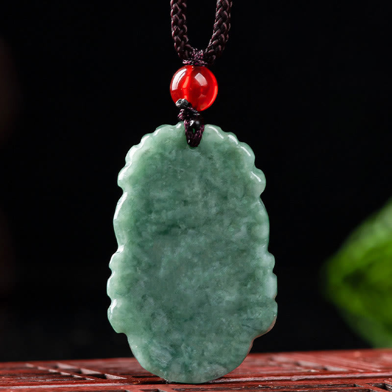Natural Jade 12 Chinese Zodiac Prosperity Necklace Pendant - Image 12