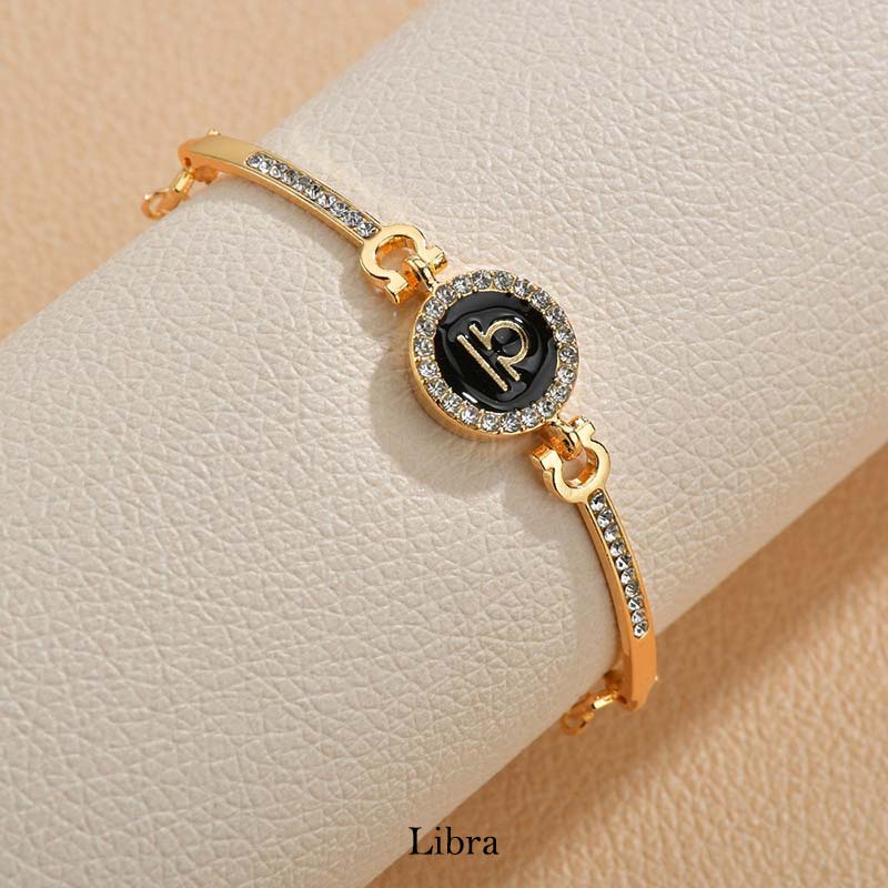 12 Constellations of the Zodiac Rhinestone Chain Adjustable Bracelet (Extra 30% Off | USE CODE: FS30) - Image 10