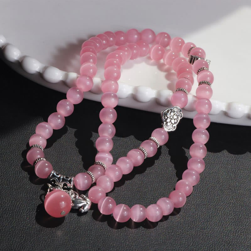 Cat Eye PiXiu Support Triple Wrap Bracelet - Image 26