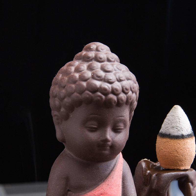 Backflow Smoke Fountain Ceramic Blessing Incense Burner Decoration - Image 5