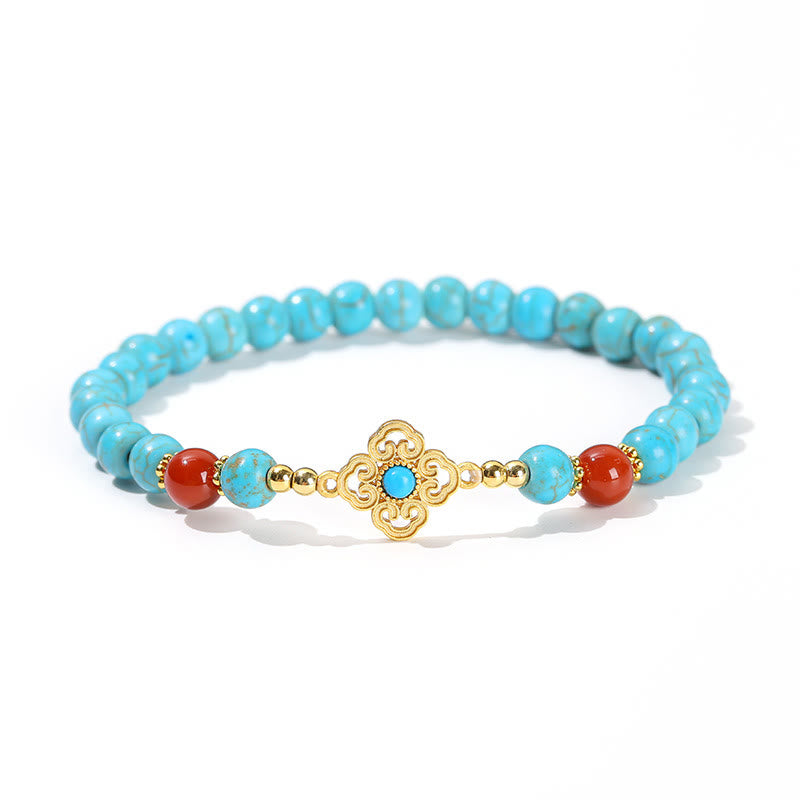 Turquoise Bead Protection Balance Bracelet