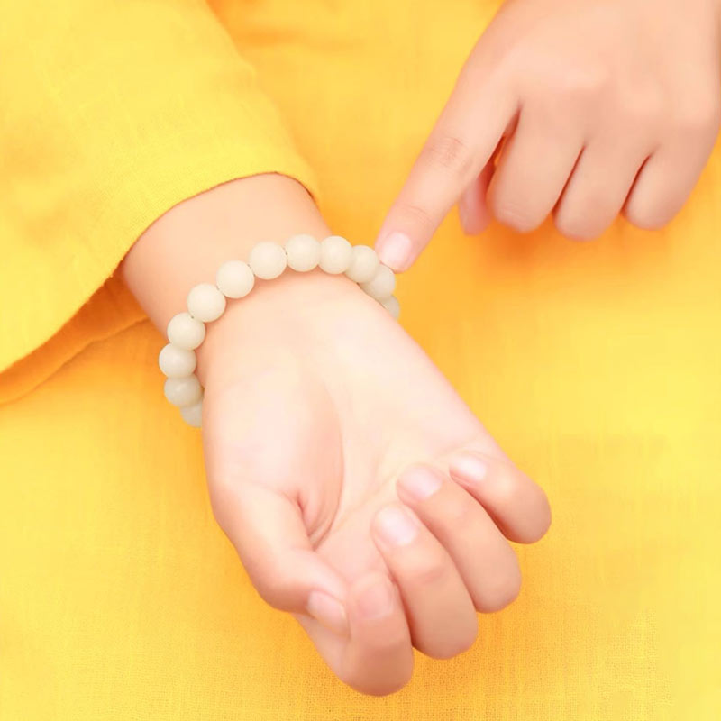 Bodhi Seed Red Agate Black Obsidian Pink Crystal Rutilated Quartz Peace Wrist Mala Bracelet - Image 14