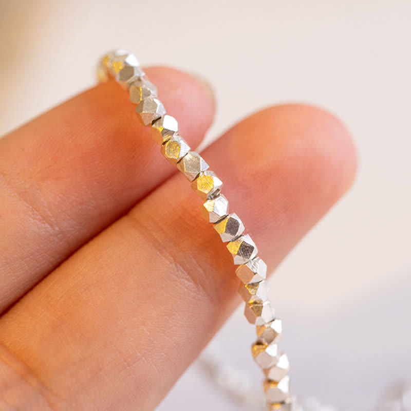 925 Sterling Silver Beaded Blessing Ring - Image 5