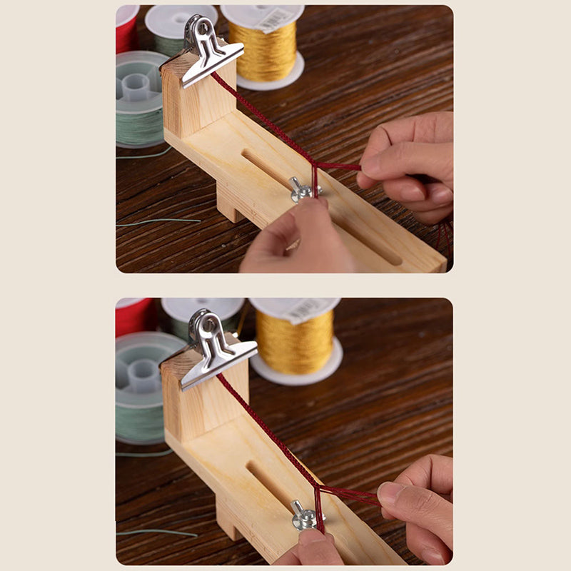 Natural Cinnabar Peace Buckle Fu Character Charm Blessing Braided Bracelet - Image 13