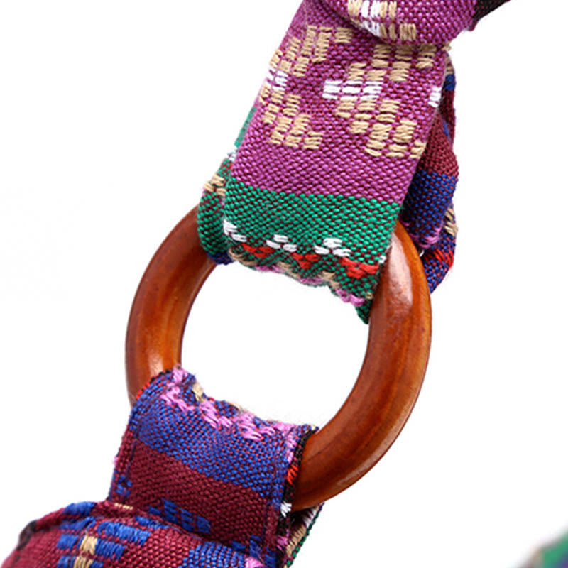 Cotton Stripes Print Crossbody Bag Shoulder Bag - Image 14