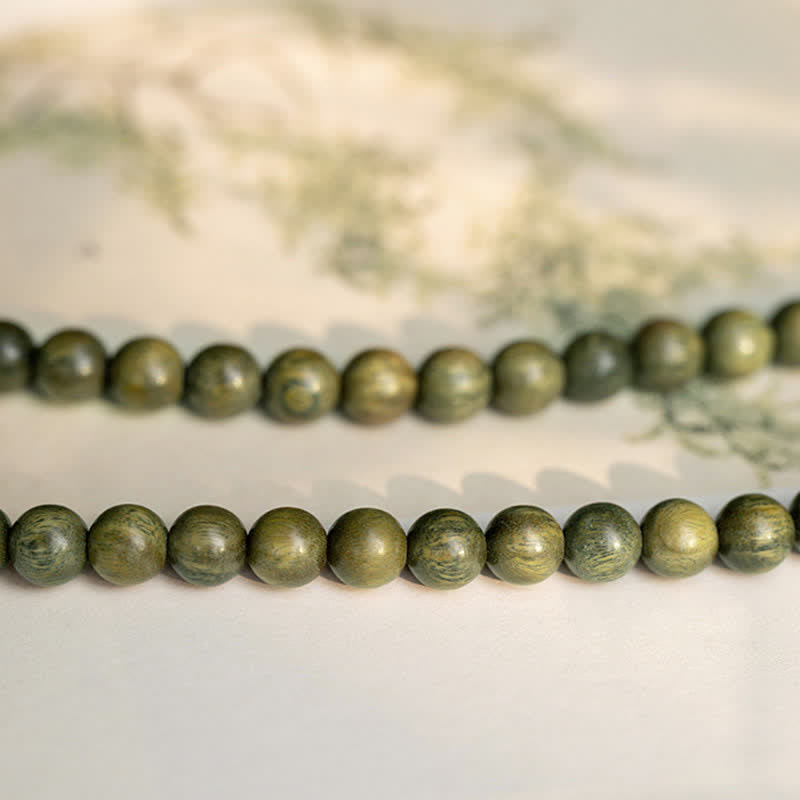 Green Sandalwood Positive Peace Bracelet - Image 14