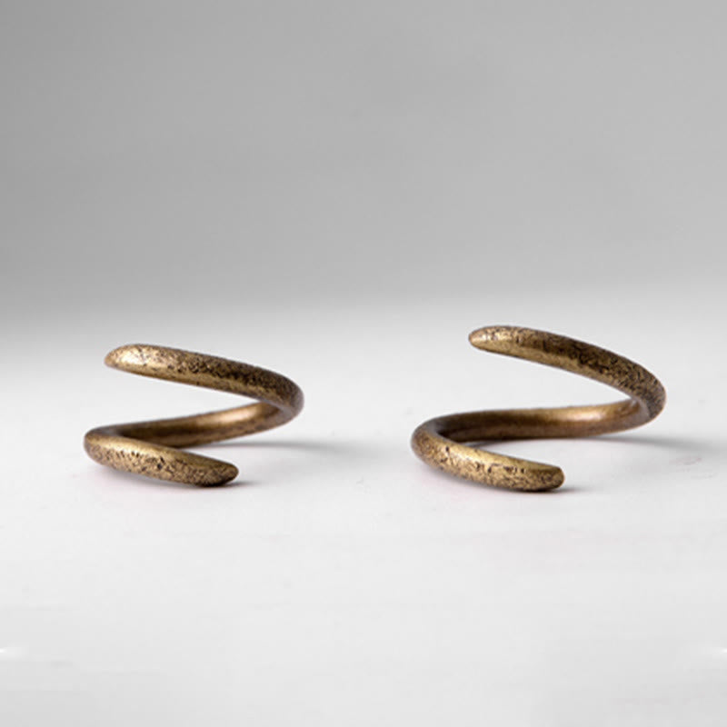 Simple Design Copper Luck Adjustable Ring - Image 6