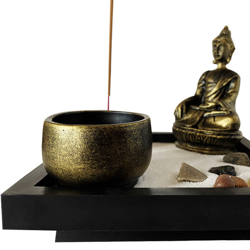 Buddha Symbol Rocks Meditation Calm Zen Garden Home Decoration - Image 5