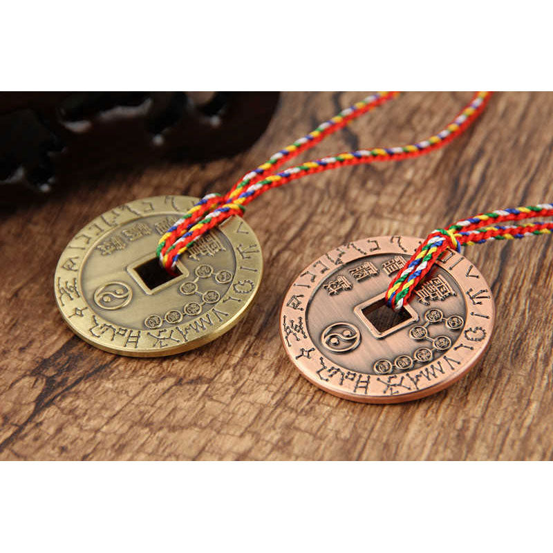 Taoism Yin Yang Symbol Protection Pendant Decoration Amulet - Image 12