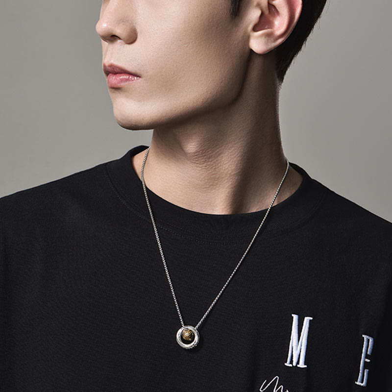 Mobius Lucky Bead Copper Wealth Necklace Pendant - Image 11