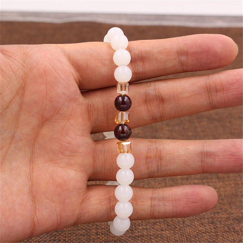 Natural White Jade Protection Bracelet - Image 4