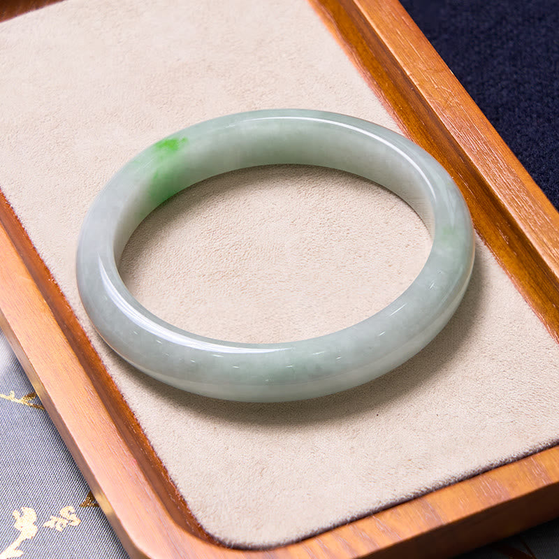 Bring Good Luck Green Jade Bracelet Bangle Bundle - Image 7