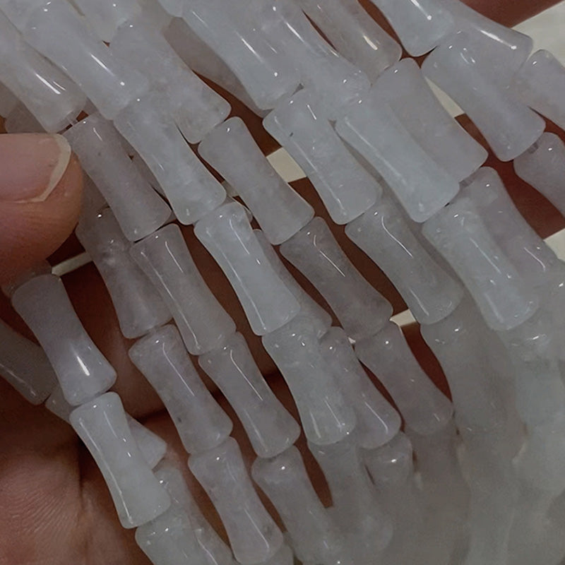 925 Sterling Silver Peridot Bamboo Pattern Luck Bracelet - Image 8