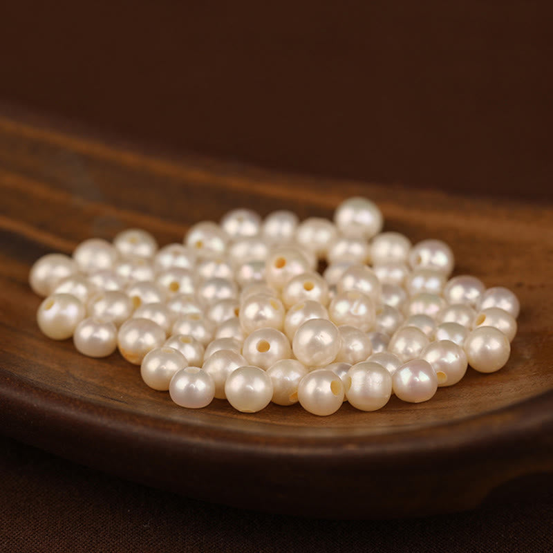 24K Gold Wish Ruyi Handle Fu Character Rabbit Pearl Luck Braided Bracelet - Image 9