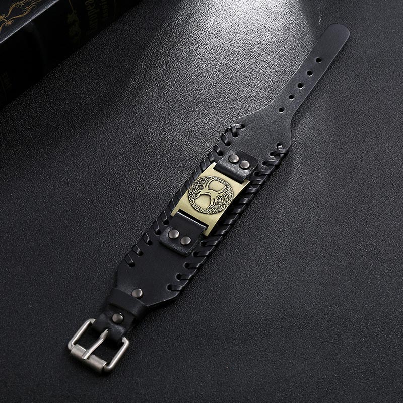 Lucky Tree Of Life Balance Leather Bracelet - Image 7