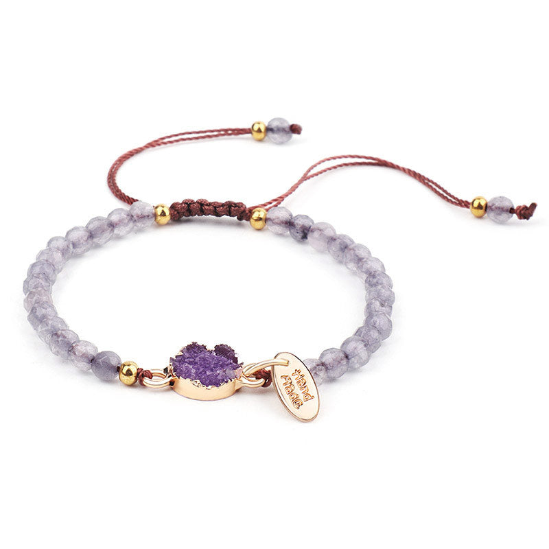 Natural Crystal Charm Lucky Healing Bracelet - Image 3