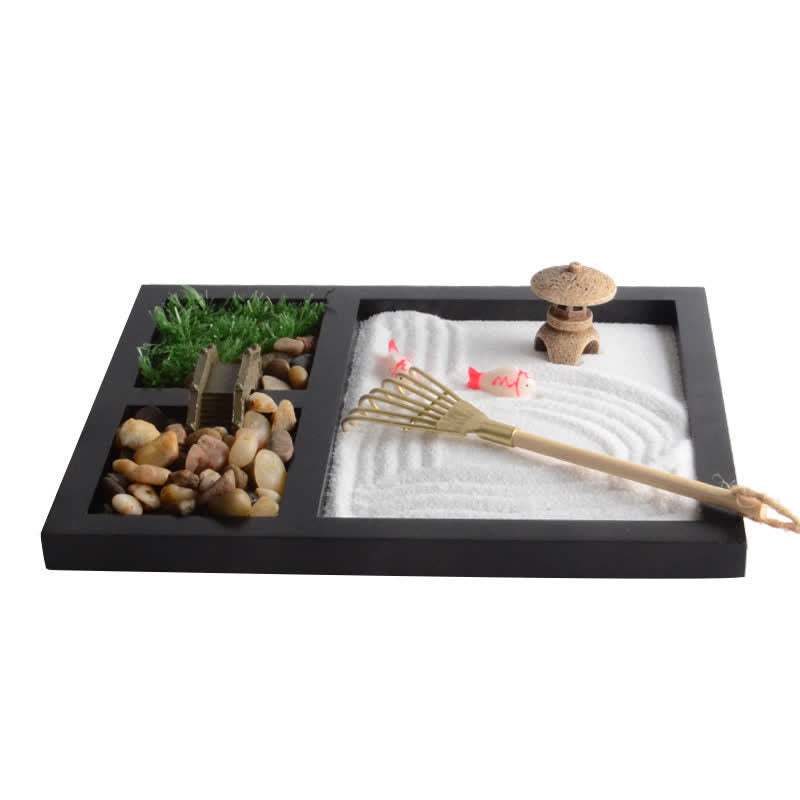 Koi Fish Small Bridge Calm Peace Meditation Zen Garden Decoration - Image 10