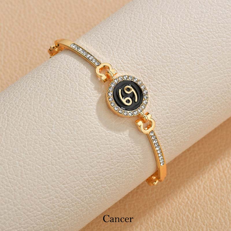 12 Constellations of the Zodiac Rhinestone Chain Adjustable Bracelet (Extra 30% Off | USE CODE: FS30) - Image 15
