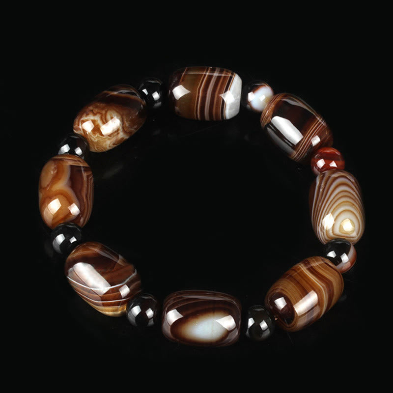Natural Sardonyx Courage Happiness Bracelet - Image 6