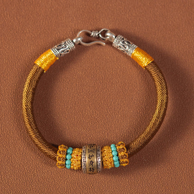 Handmade Tibetan Amulet King Kong Knot Luck Protection Braided Bracelet - Image 7