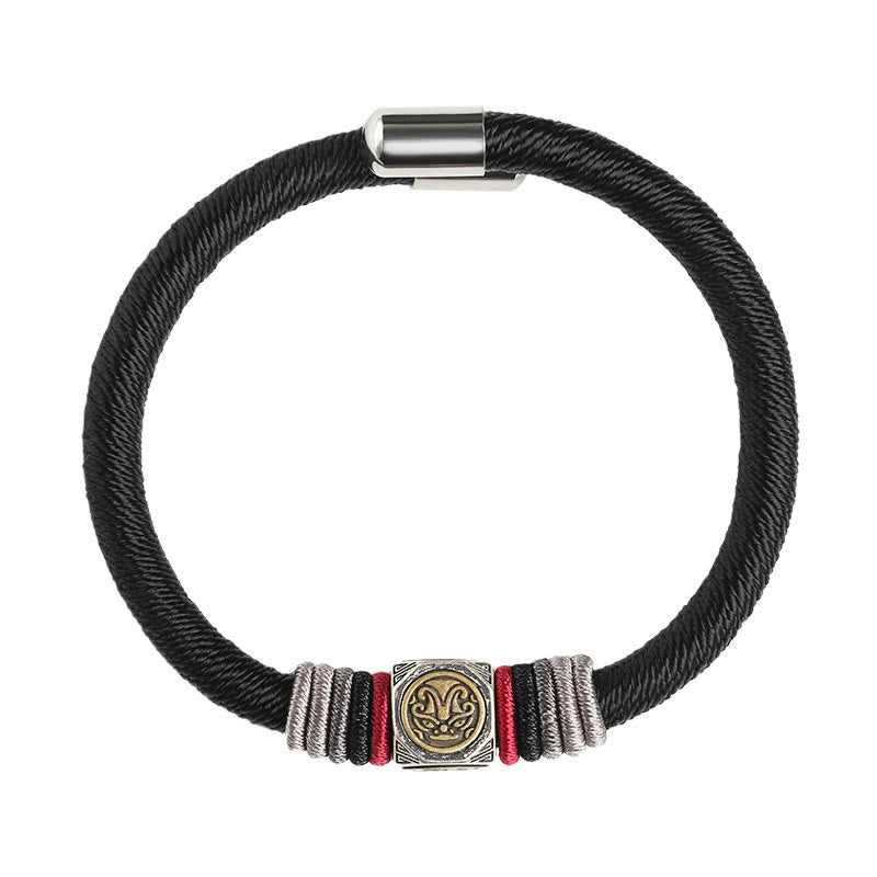 925 Sterling Silver Perfect Knot King Kong Knot Faith Strength Bracelet - Image 10