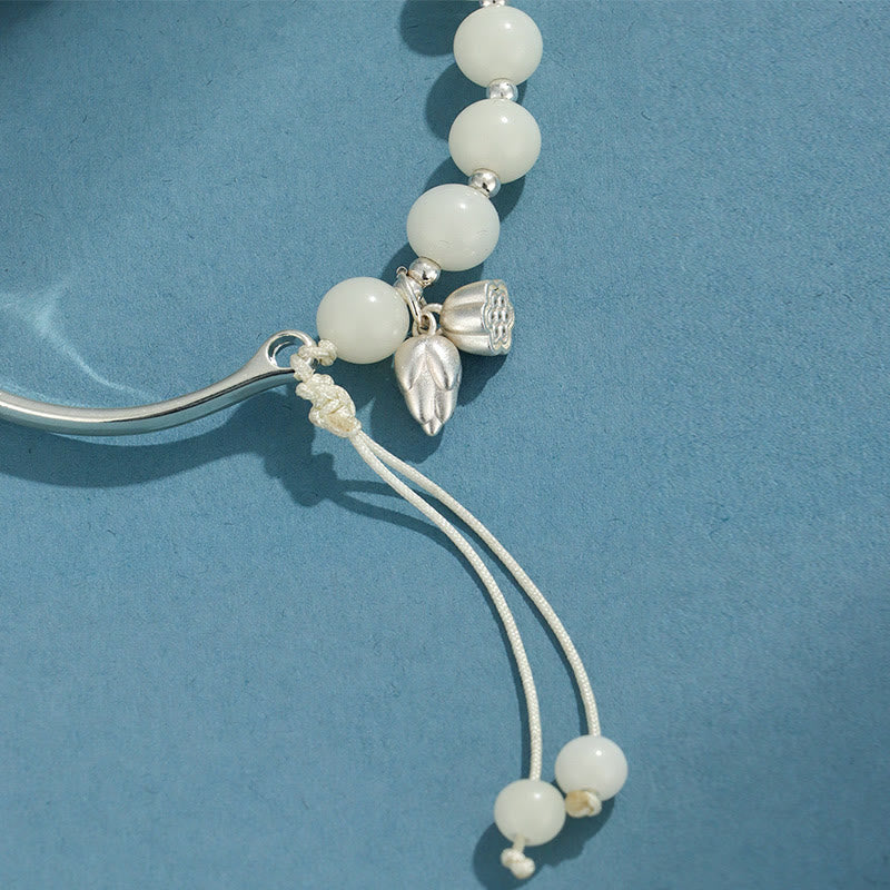 Bodhi Seed Butterfly Lotus Luck Wealth Bracelet Bangle - Image 14