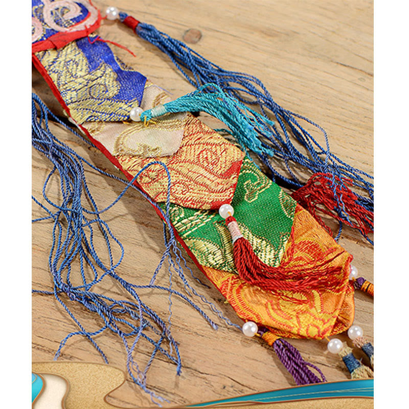 Tibetan Handmade Shankha Om Mani Padme Hum Buddha Avalokitesvara Turquoise Conch Shell Positive Decoration - Image 11