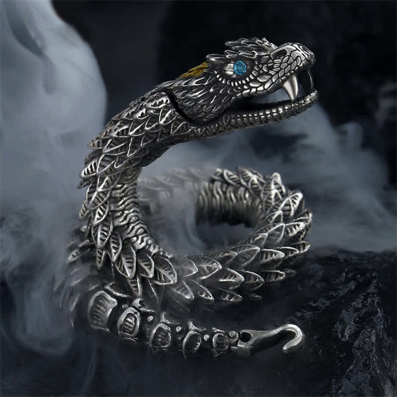Dragon Snake Handmade Amulet Protection Chain Bracelet