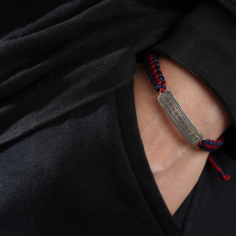 925 Sterling Silver Peace Amulet Protection Bracelet - Image 7