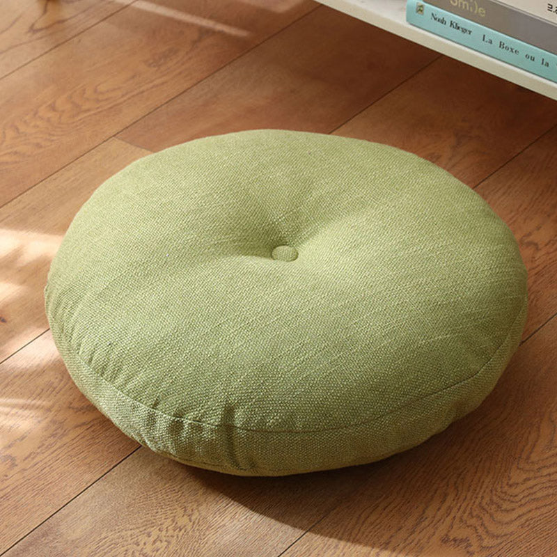 Lotus Simple Pattern Linen Meditation Seat Cushion Home Living Room Decoration - Image 13