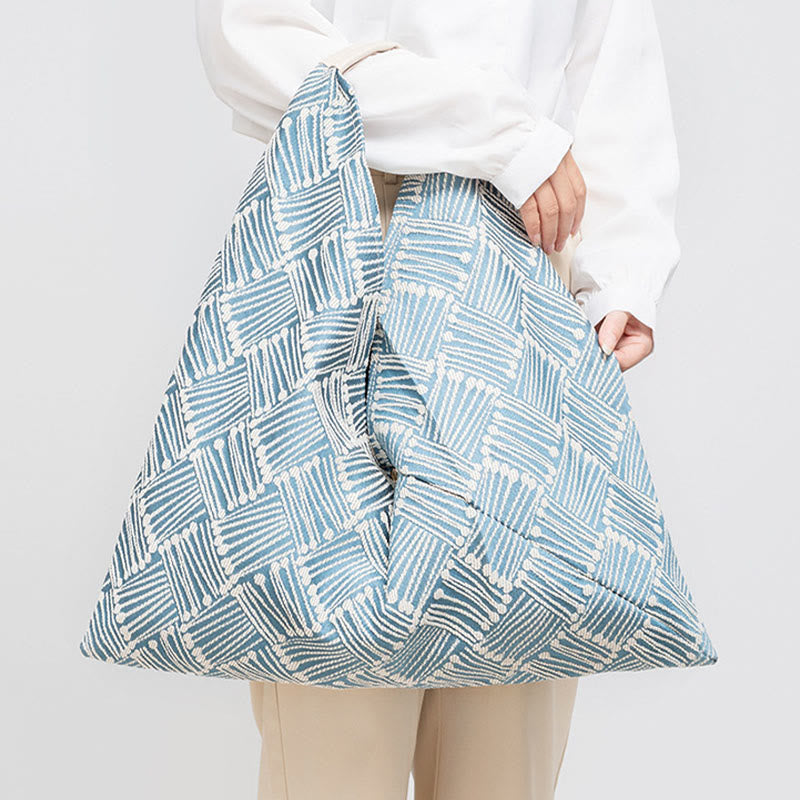 Geometry Tiger Flowers Leopard Stripes Print Underarm Triangle Shoulder Bag - Image 17