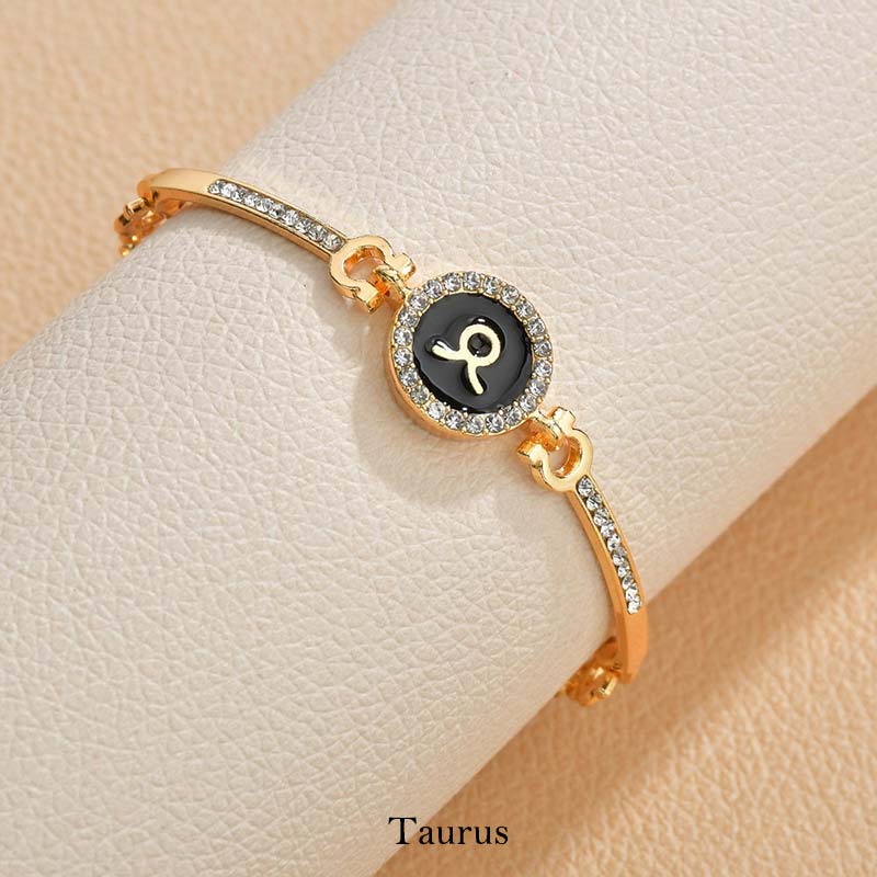 12 Constellations of the Zodiac Rhinestone Chain Adjustable Bracelet (Extra 30% Off | USE CODE: FS30) - Image 12