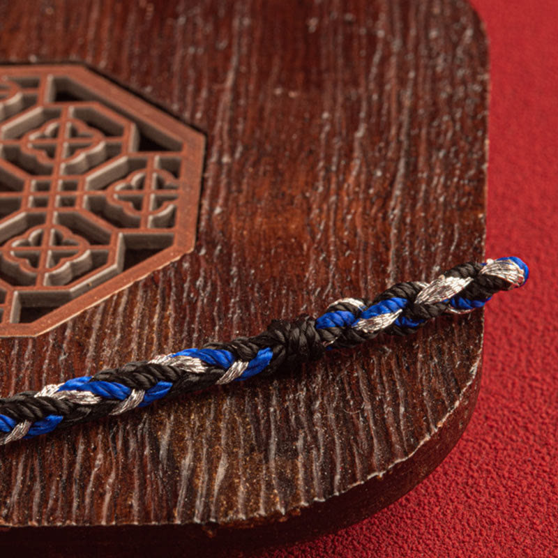 "May prosperity fill your life" Lucky Multicolored Bracelet - Image 11