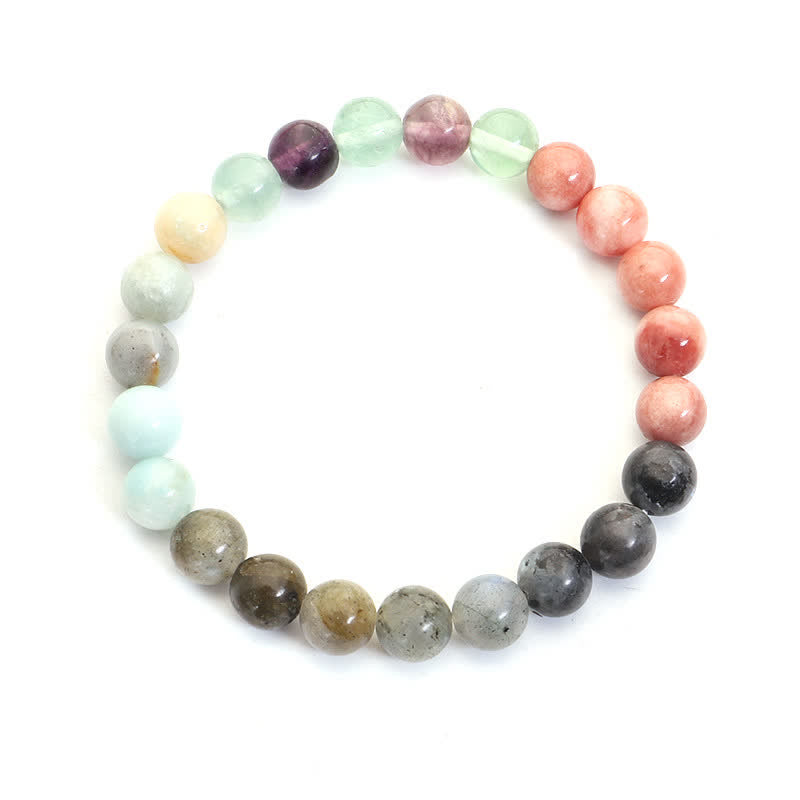 108 Mala Beads Fluorite Black Glitter Stone Protection Tassel Bracelet (Extra 30% Off | USE CODE: FS30) - Image 8
