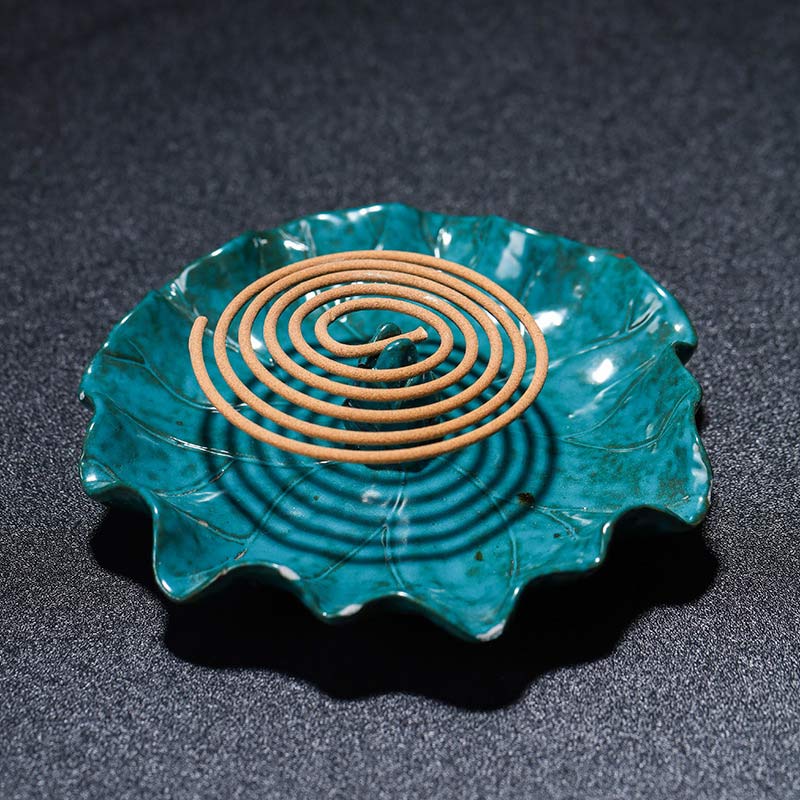 Tibetan Lotus Blessing Incense Burner Decoration - Image 11