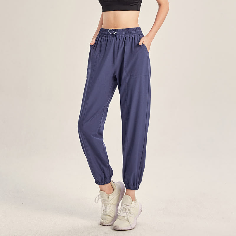 Fitness Yoga Sports Track Pants With Pockets