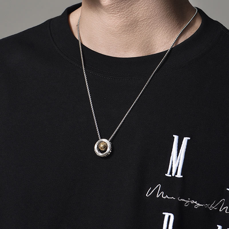 Mobius Lucky Bead Copper Wealth Necklace Pendant - Image 10