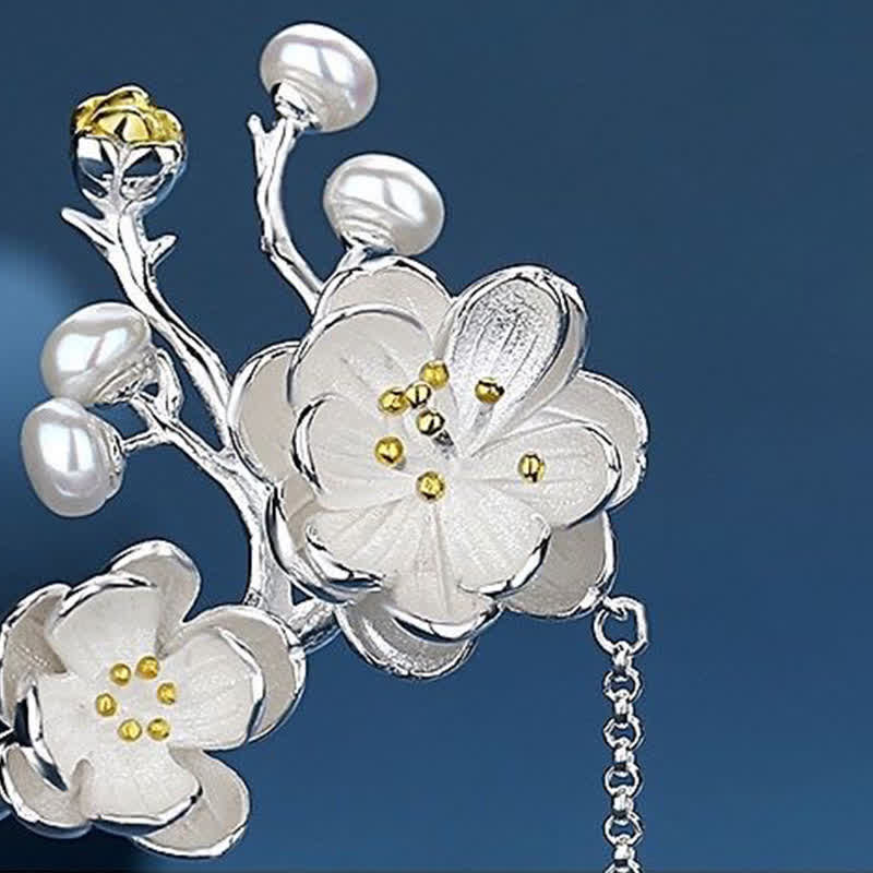 Plum Blossom Butterfly Love Freedom Tassel Hairpin - Image 6