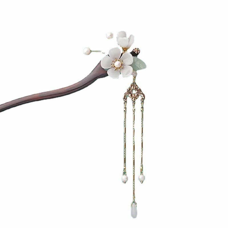 Ebony Flower Protection Blessing Hairpin Decorations - Image 8