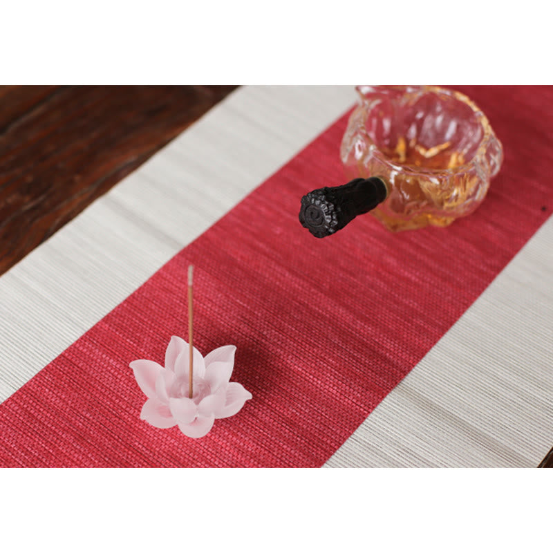 Mini Lotus Liuli Crystal Healing Meditation Stick Incense Burner - Image 23