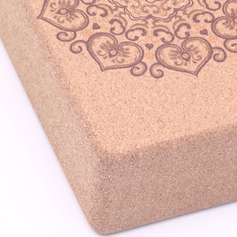 Tibetan Mandala Mindful Yoga Cork Block - Image 13