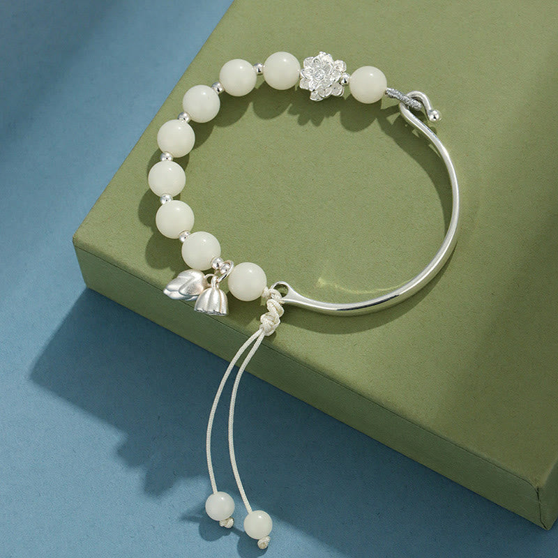 Bodhi Seed Butterfly Lotus Luck Wealth Bracelet Bangle - Image 10