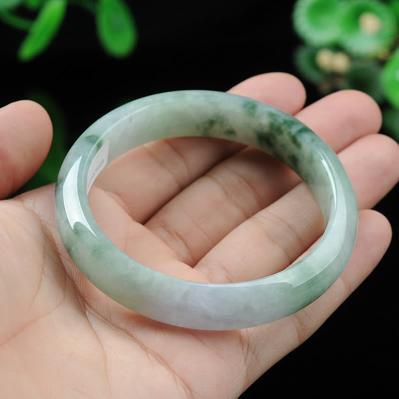 Jade Luck Blessing Prosperity Bracelet Bangle - Image 3