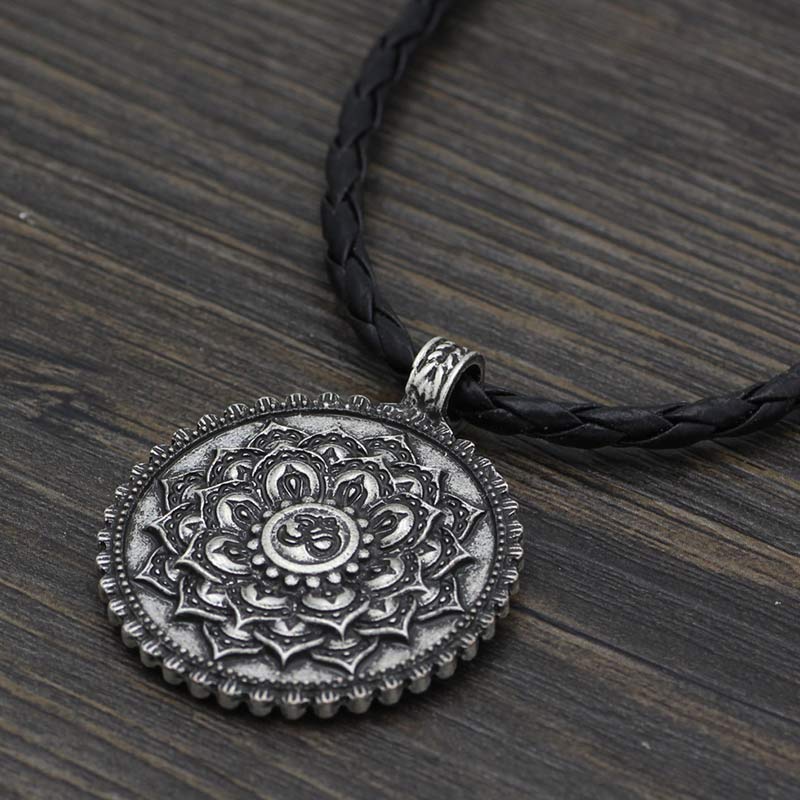 Six True Words Love Peace Flower Pattern Necklace (Extra 35% Off | USE CODE: FS35) - Image 13