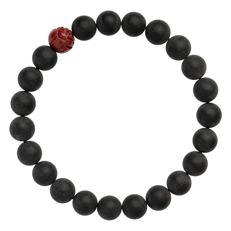 Tibetan Cypress Cinnabar Lotus Healing Bracelet - Image 12