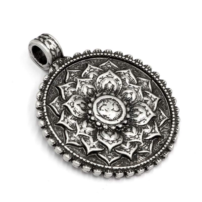 Six True Words Love Peace Flower Pattern Necklace (Extra 35% Off | USE CODE: FS35) - Image 14