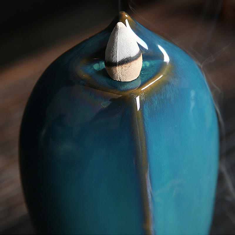 Waterfall Incense Burner Backflow Incense Holder - Image 9