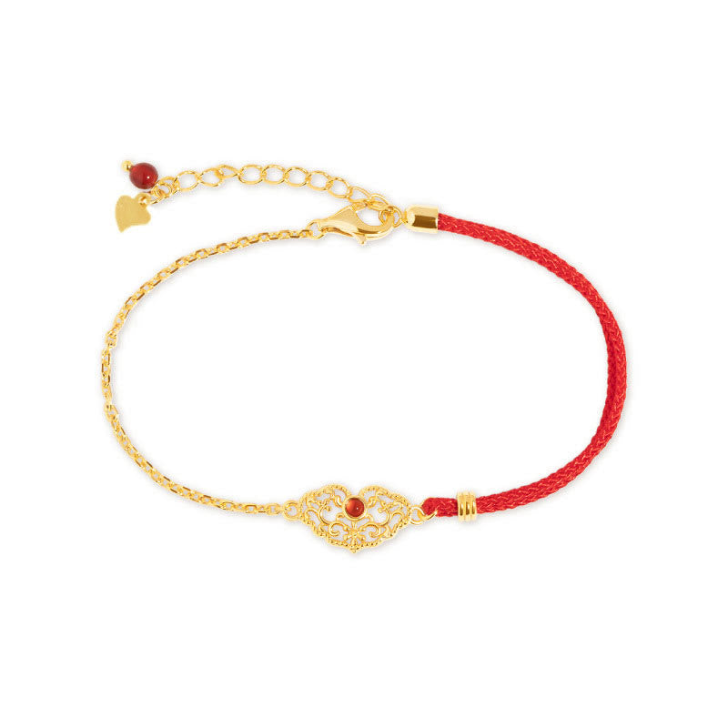 Lock of Good Wishes Luck Strength Chain Bracelet - Image 7