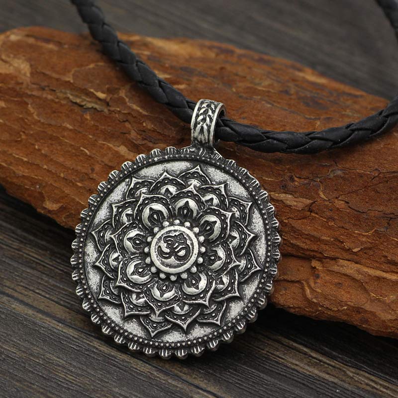 Six True Words Love Peace Flower Pattern Necklace (Extra 35% Off | USE CODE: FS35) - Image 10